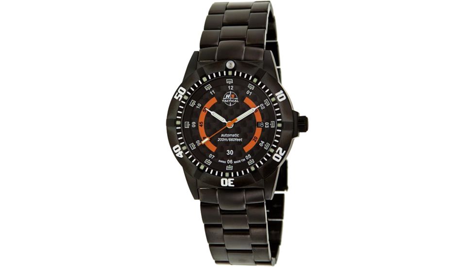 H3 Tactical H3.132121.09 Xtreme-Tec Mens Watch - 46mm, Black Dial, Black Bracelet and Case 