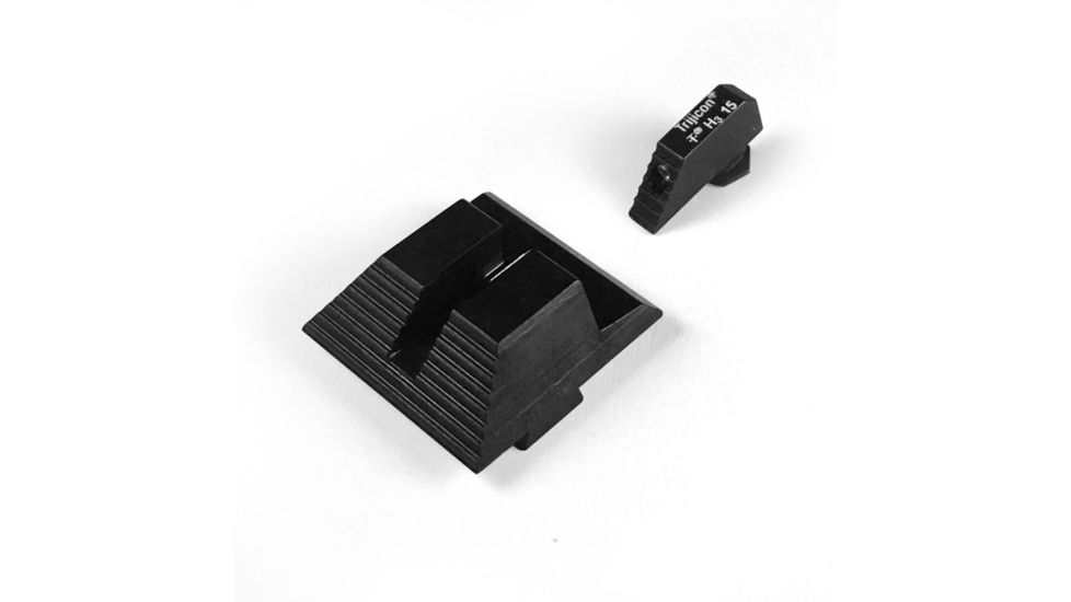 Haley Strategic Partners GLOCK Handgun TH1RTE3N Sight, except small frame, Black Rear/Tritium Front HSP13SIGHTS-FTRB