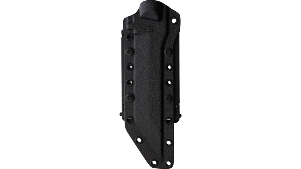 Halfbreed Blades Medium Infantry K110 Steel Fixed Blade Knife, 6.69in, Bohler K110, Black Teflon Tanto Blade, Black G10 Handle, MIK-05P BLK