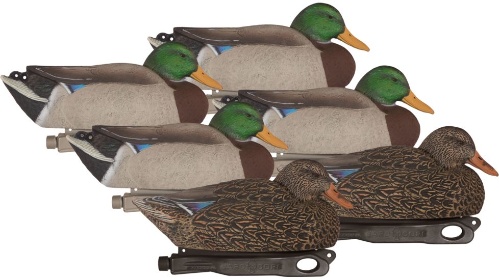 Hard Core Rugged Floater Mag Mallard 4 Drakes, 2 Hens, 6-pack, 01-200-0040