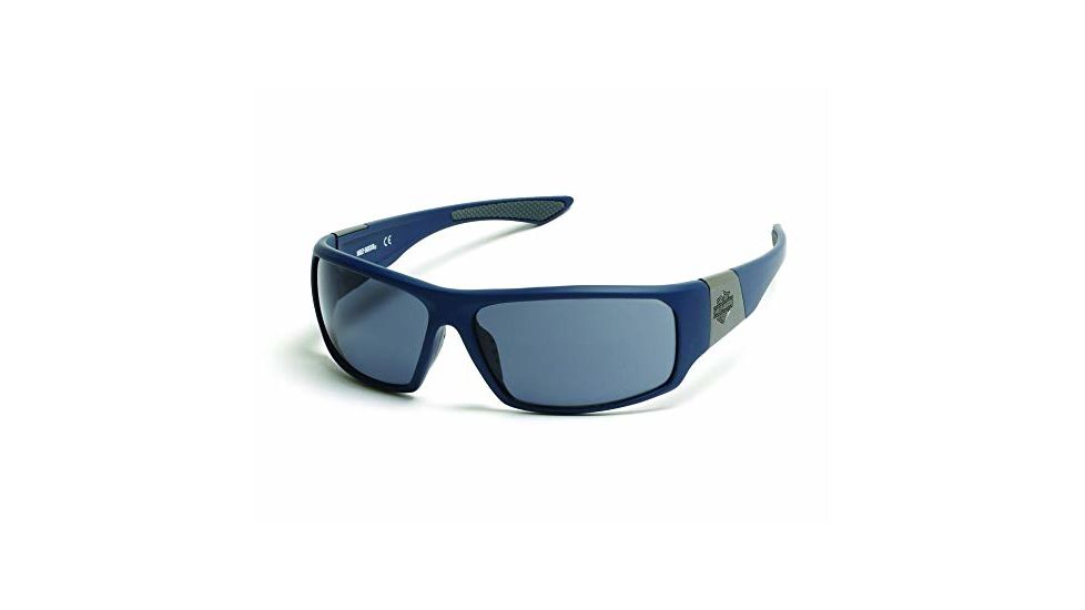 Harley Davidson Eyewear HD0912X Single Vision Prescription Sunglasses HD0912X6491V - Lens Diameter 64 mm, Frame Color Matte Blue