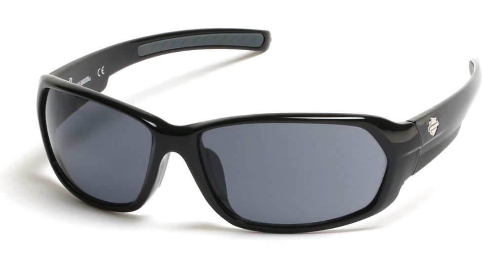 Harley Davidson Eyewear HD0913X Single Vision Prescription Sunglasses HD0913X6301A - Lens Diameter 63 mm, Frame Color Shiny Black