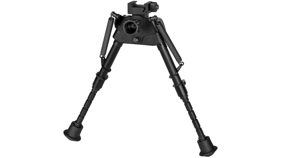 Harris Engineering Notch Picatinny Sporting BiPod with Hinged Base, 6-9 in, Black, S-BRMP