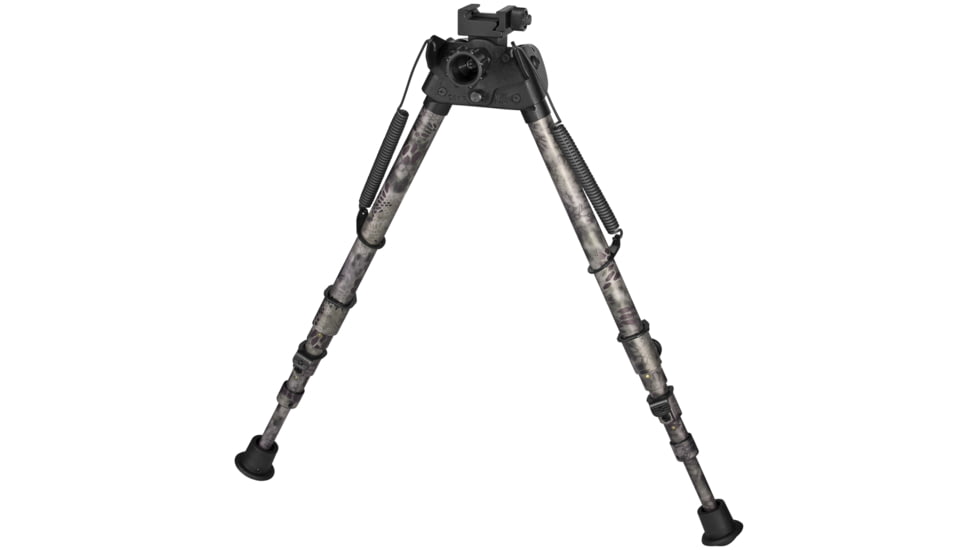 Harris Engineering Picatinny Sporting BiPod with Hinged Base, 13.5-27 in, Kryptek, S-25CP Camo