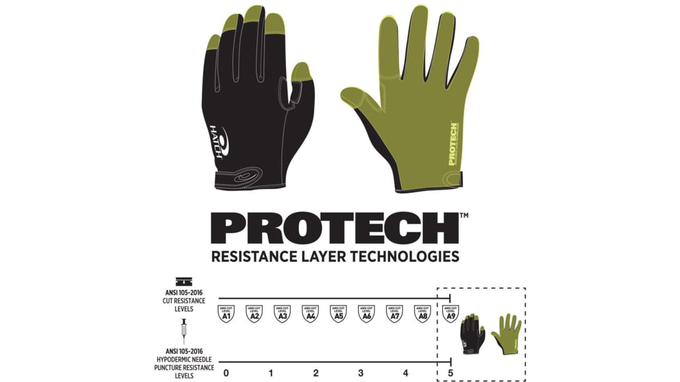Hatch Friskmaster Max Cut-resistant Glove, Black - FMN500-L