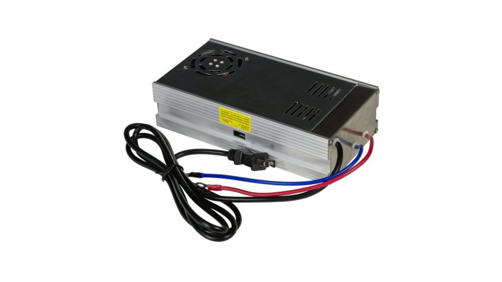 Hatsan TactAir 12V Power Supply for Spark Compressor, 120V AC, 50A, Silver HA91006