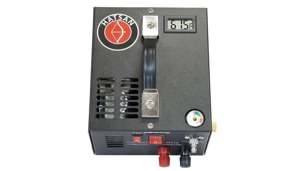 Hatsan TactAir Spark Portable PCP Compressor - 4500 PSI, 12V, Black HA91005
