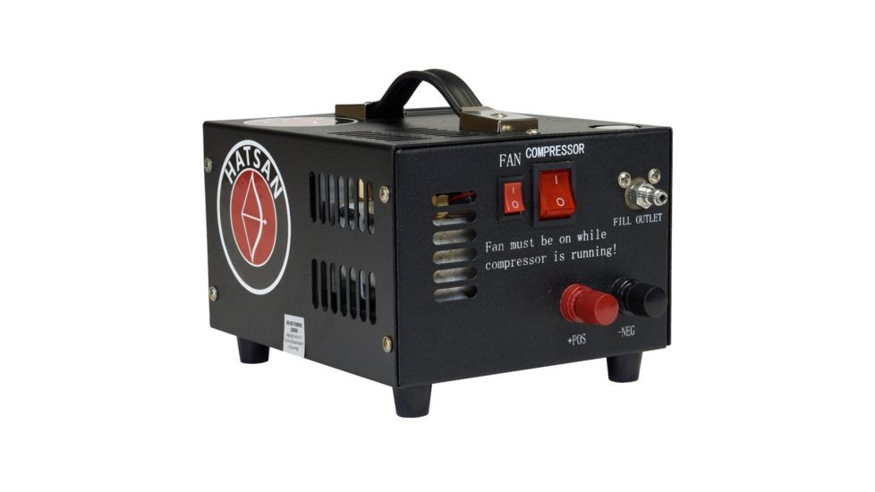 Hatsan TactAir Spark Portable PCP Compressor - 4500 PSI, 12V, Black HA91005