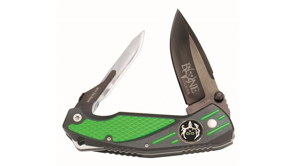 Havalon Bone Collector Rebel Knife, Box, Green, XTI-BCG
