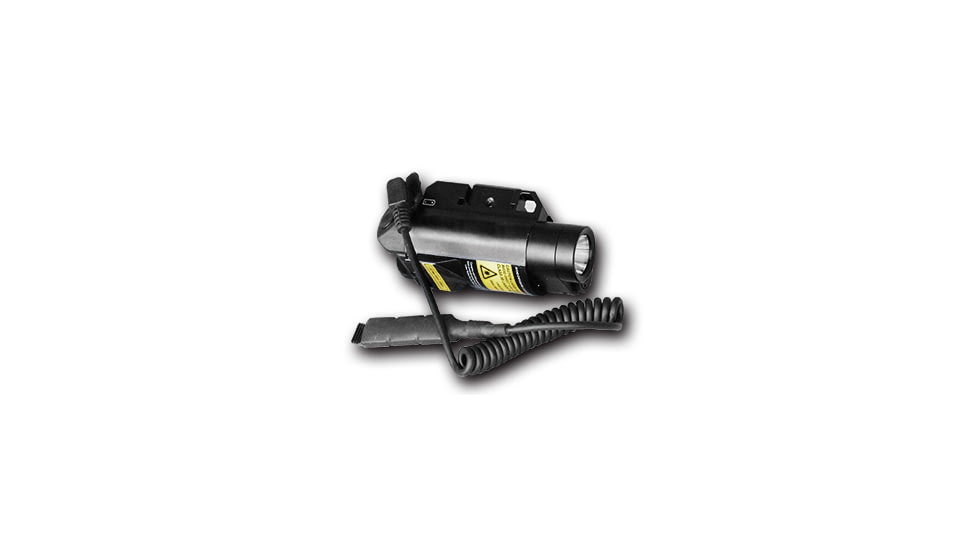 Hawk Gazer FLG-7 LED Flashlight/Green Laser Combo, Black, Low Profile, LG-HG-FLG-7