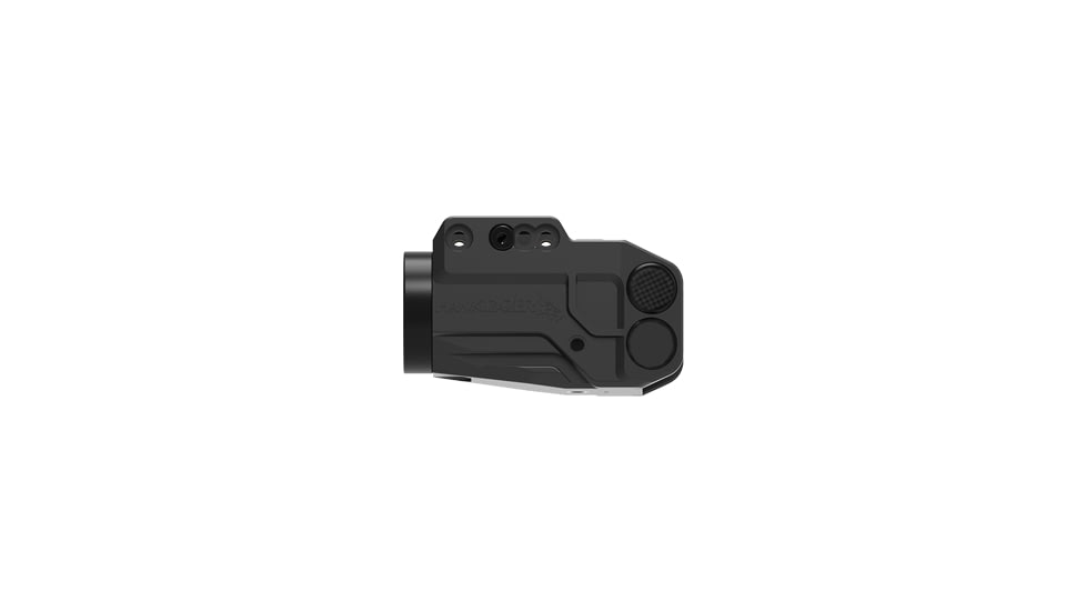 Hawk Gazer FLG-X Subcompact LED Flashlight Green Laser and LED Combo, Ambidextrous, On/off Switch, Black, HG-FLG-X
