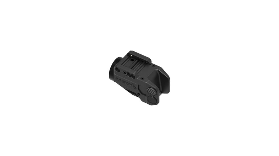 Hawk Gazer FLG-X Subcompact LED Flashlight Green Laser and LED Combo, Ambidextrous, On/off Switch, Black, HG-FLG-X