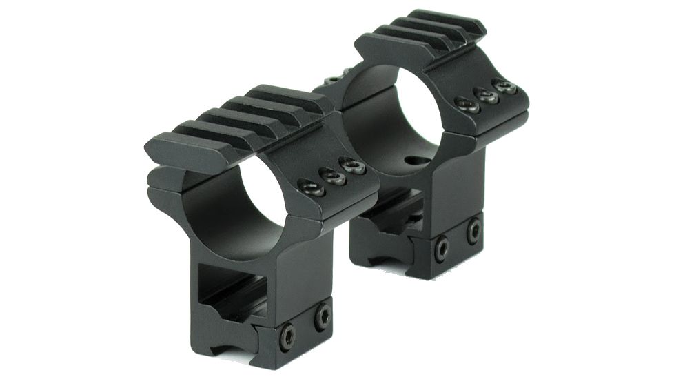 Hawke Sport Optics 2pc 1in. 9-11mm High Tactical, Black HM7405