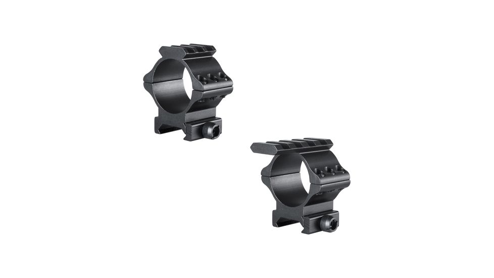 Hawke Sport Optics 2pc 30mm Weaver Medium Tactical, Black HM7411