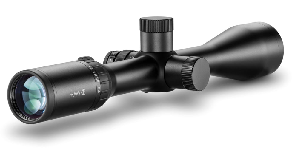 Hawke Sport Optics Airmax 30 Rifle Scope,6-24x50mm SF, 30mm Tube, First Focal Plane, AMX IR Reticle, Black, 13352