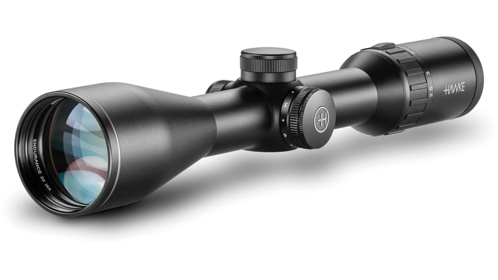 Hawke Sport Optics Endurance 30 Rifle Scope, 2.5-10x50mm, 30mm, SFP, LR Dot IR Reticle, Black, 16320