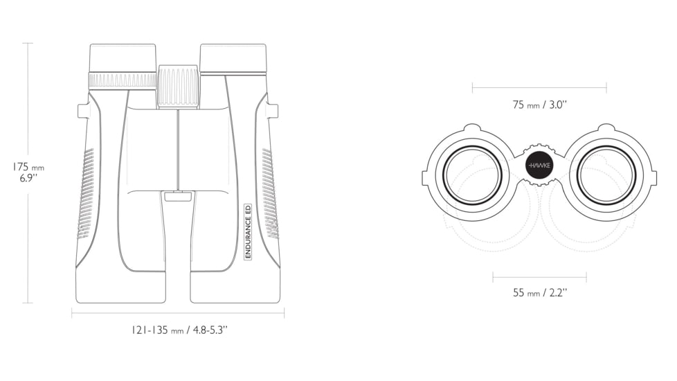 Hawke Sport Optics Endurance ED Marine 7x50mm Roof Prism Rangefinder Binoculars w/Compass, Blue, 36506