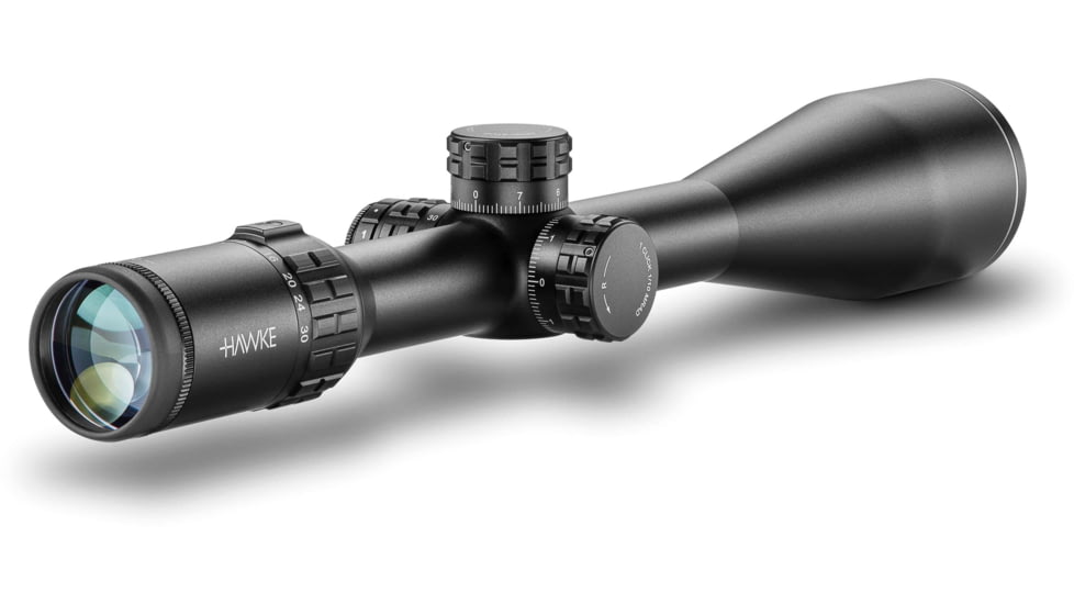 Hawke Sport Optics Frontier 30 Rifle Scope, 5-30x56mm SF, 30mm, SFP, Mil Pro IR Reticle, Black, 18441