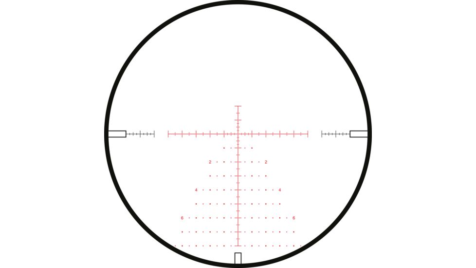 18441 Mil Pro 20x Red Reticle Hawke