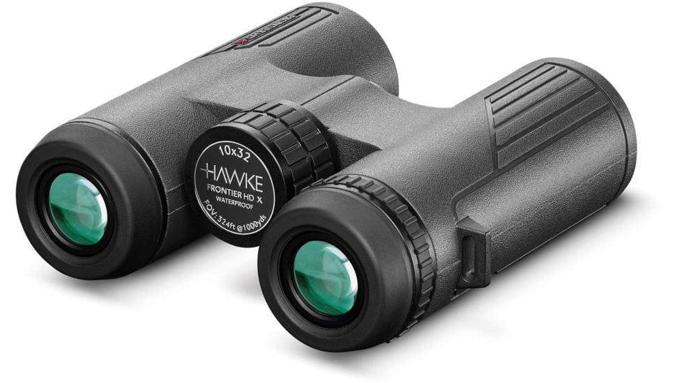 Hawke Sport Optics Frontier HD X 10x32mm Roof Prism Binocular, Grey, 38008
