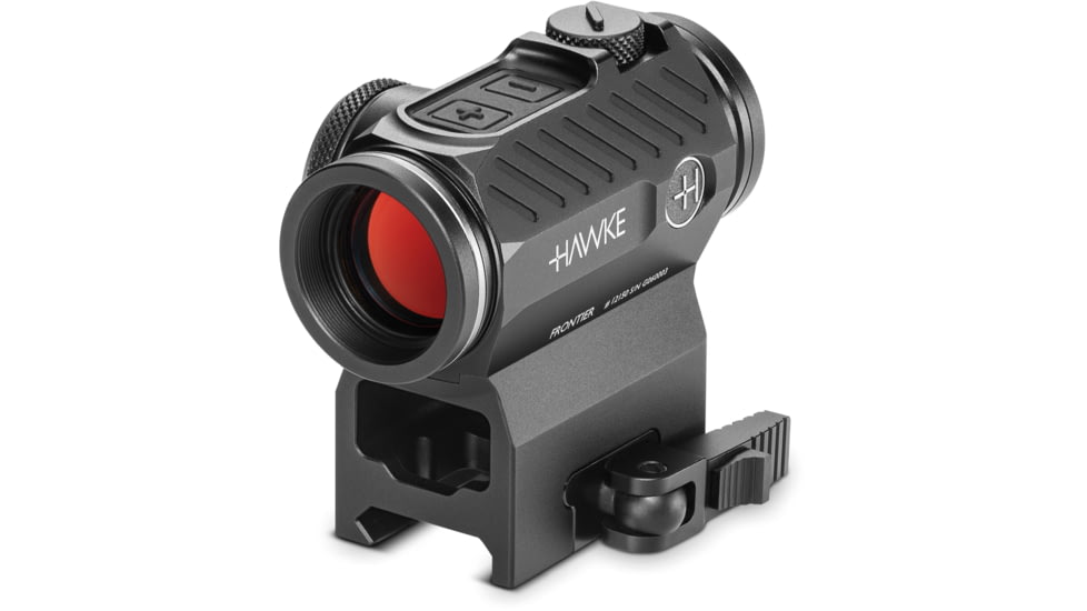 Hawke Sport Optics Frontier RD 1x22mm 2 MOA Dot Red Dot Sight, Weaver, Black, 12137