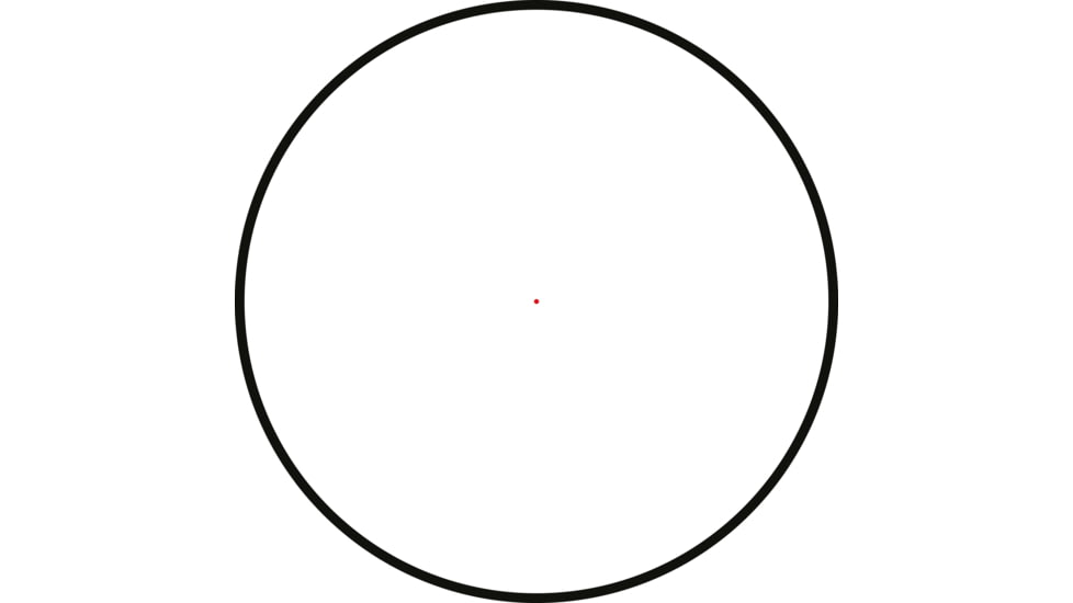 Hawke Sport Optics Frontier RD 1x22mm 2 MOA Dot Red Dot Sight, Weaver, Black, 12137