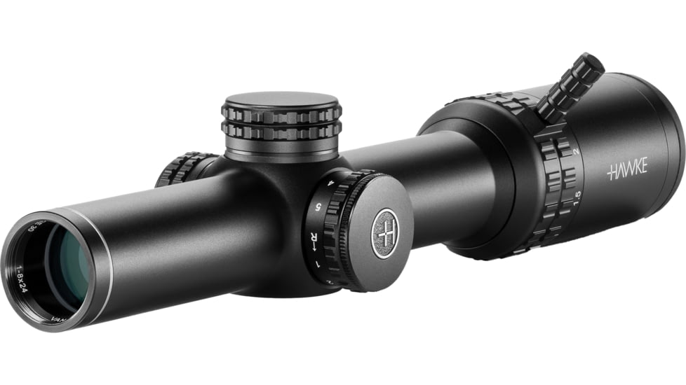 Hawke Sport Optics Vantage 1-8x24 30mm Tube LPVO WA Rifle Scope, Second Focal Plane