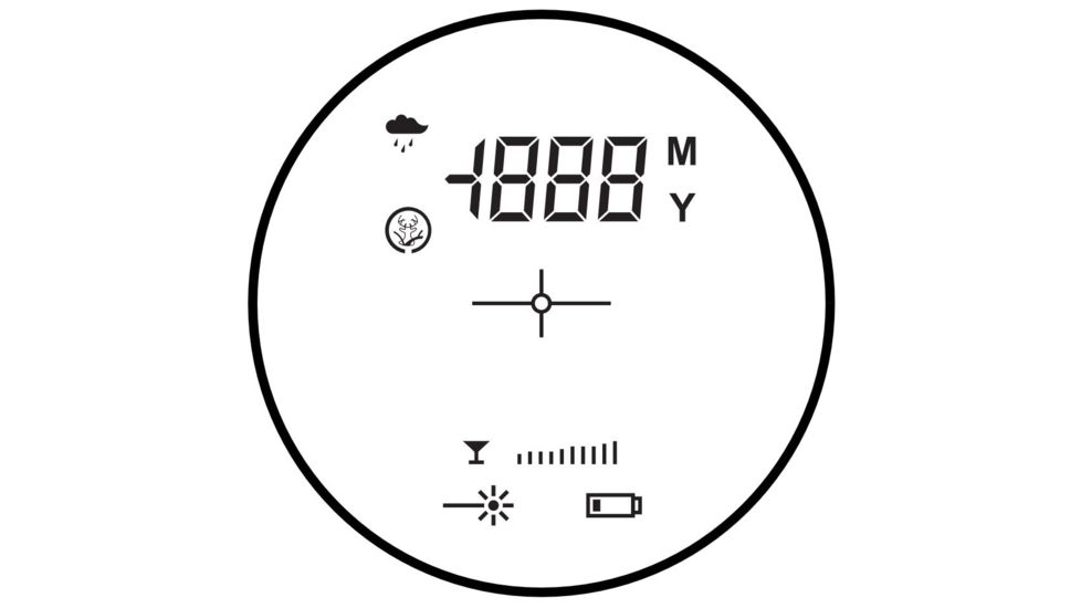 Hawke Sport Optics Laser Range Finder Compact 400, Black, 41000