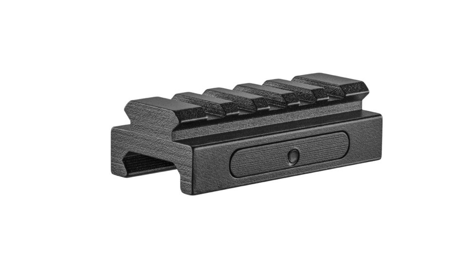 Hawke Sport Optics Picatinny to Picatinny Tactical Rails, 1/2in Riser, 2.5in Long, Black, 22410