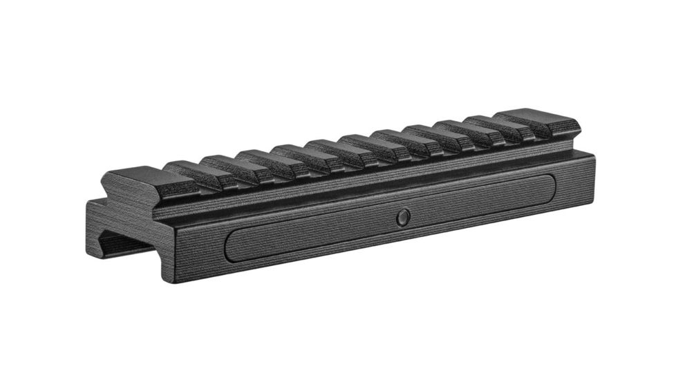 Hawke Sport Optics Picatinny to Picatinny Tactical Rail,s 1/2in Riser, 5in Long, Black, 22411