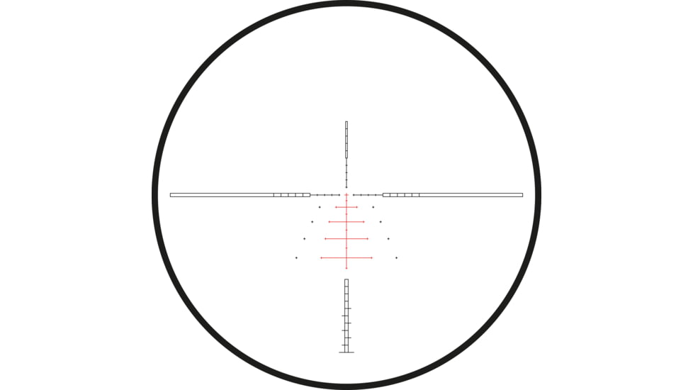 Hawke Sport Optics Sidewinder 30 SF Rifle Scope, 4-16x50mm, 30mm Tube, Second Focal Plane, SR Pro Gen II Reticle, Red, MRAD Adjustment, Black, 17251