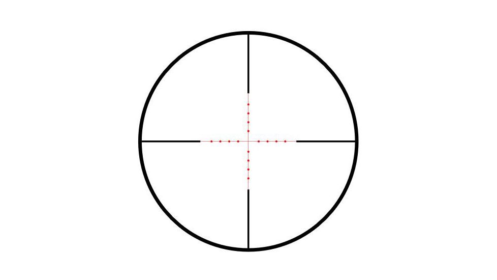 Hawke Sport Optics Vantage 3-9X40AO Mil Dot IR Rifle Scope, Black 14225
