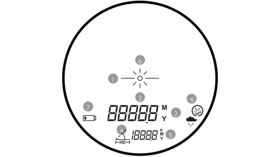 Hawke Sport Optics Vantage 400 Laser Range Finder, Black, 41200