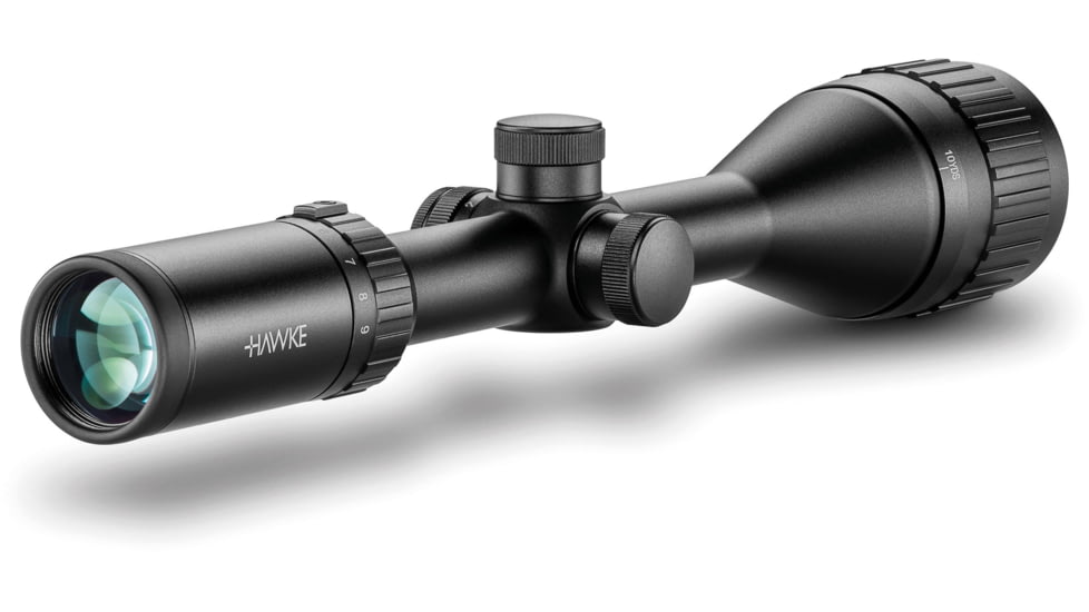Hawke Sport Optics Vantage Rifle Scope, 3-9x50mm AO, 1in, SFP, Mil Dot IR Reticle, Black, 14232