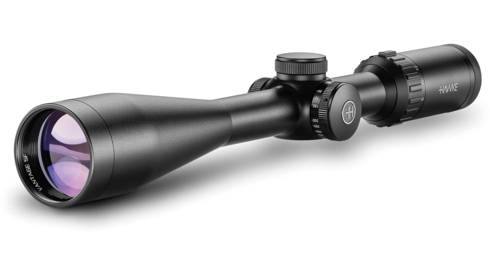 Hawke Sport Optics Vantage Rifle Scope, 6-24x44mm SF, 1in Tube, SFP, Half Mil Dot Reticle, Black, 14162