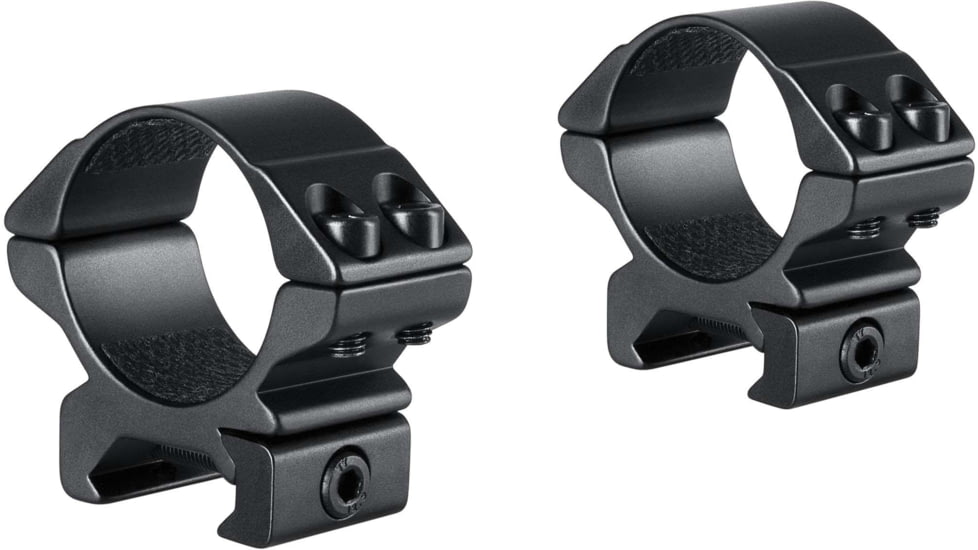 Hawke Sport Optics Weaver 30mm Rifle Scope Ring Mount - 2-Pieces, Low, Black, 22115