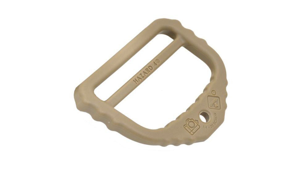Hazard 4 Patent-Pending Photo D-Ring, 2in, Coyote, ACS-DR2-CYT