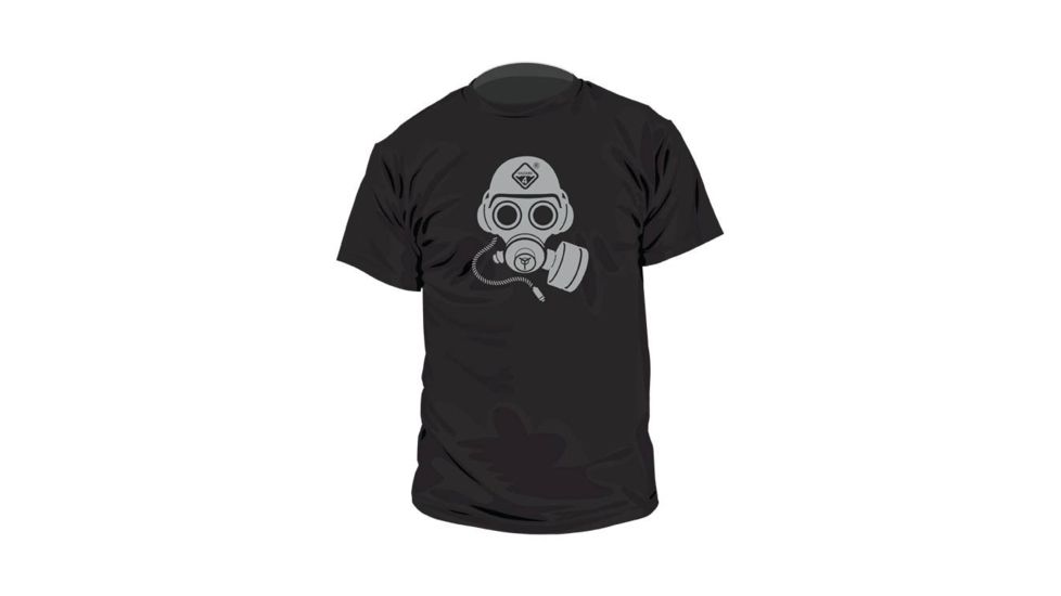 Hazard 4 Gas Mask Cotton T-Shirt - Men's, Black, Extra Small, APRG-GAS-BLK-XS