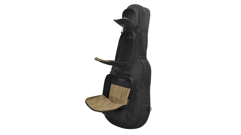 Hazard4 BattleAxe Guitar-Shaped Padded Rifle Case, Black RFL-BTAX-BLK