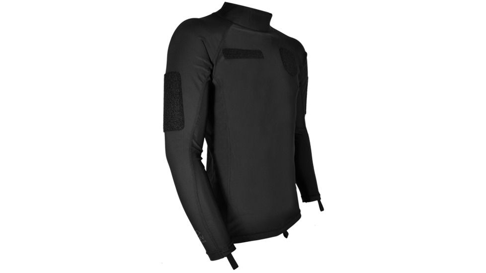 Hazard4 CombatBase Lycra Rashguard, Black, Small AQA-CBBS-BLK-S