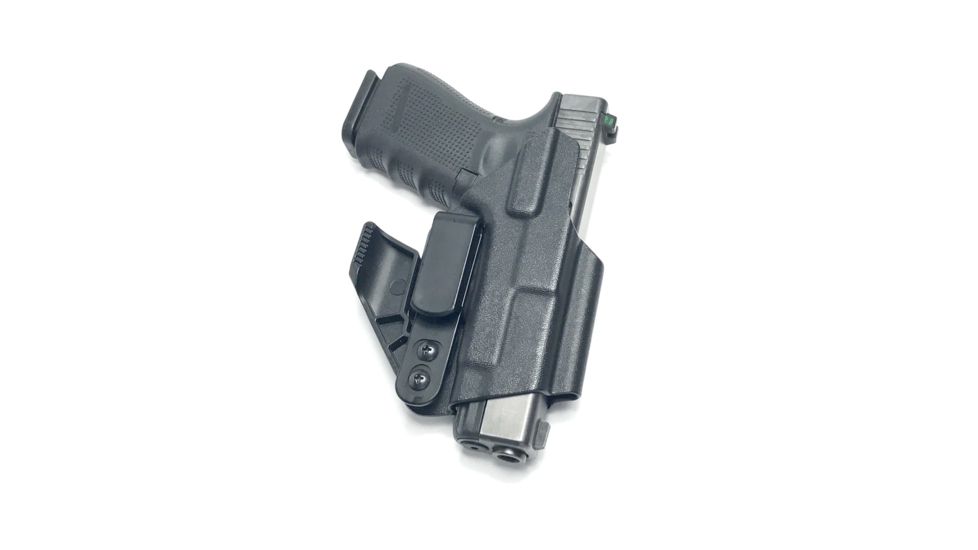 Hazmat Holster Works NV3 Glock 9/40 IWB/AIWB Kydex Ambidextrous Holster, Black, NV3-Glock-9-40-0001