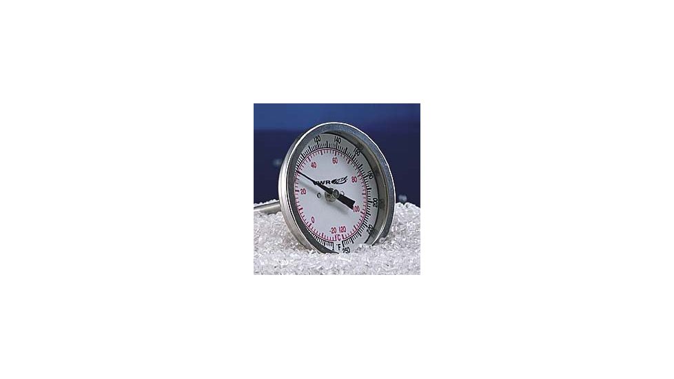HB Instrument Company Dual-Scale Bi-Metal Dial Thermometers 21690 225 Mm (87/8'') Stem Length