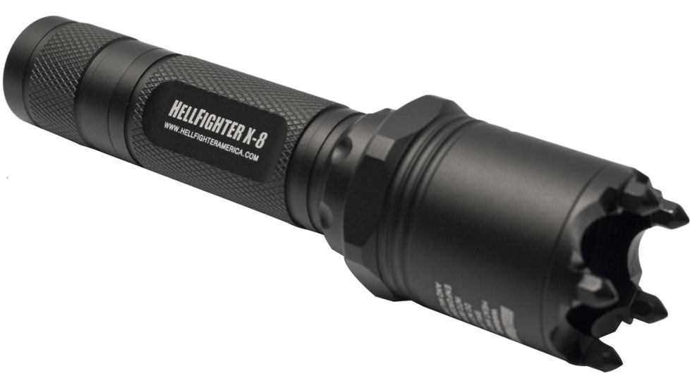 Dark Ops x8 Aggressor Tactical Light w/ Glass Breaking Bezel LED DOH207