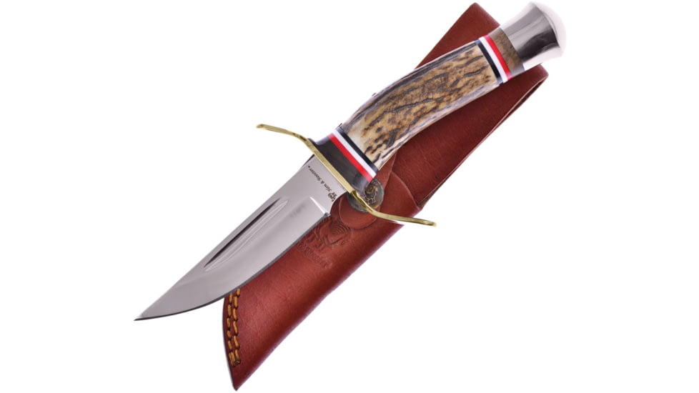 Hen &amp; Rooster Fixed Blade Deer Stag, HRI551DS