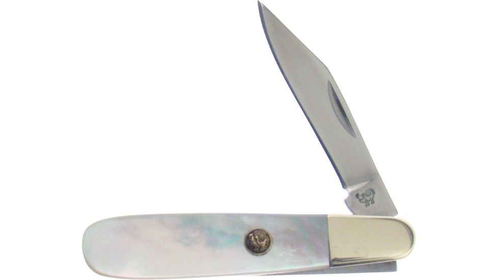 Hen &amp; Rooster Folder Mother of Pearl Folding Knife,1.75in,Clip,Mother of Pearl Handle HR241MOP