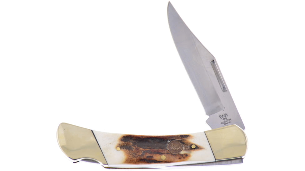 Hen &amp; Rooster Lockback Deer Stag, HRI361DS