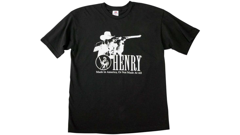 Henry Repeating Arms Cowboy Short Sleeve T-Shirt - Mens, Black, Large, HTS014L