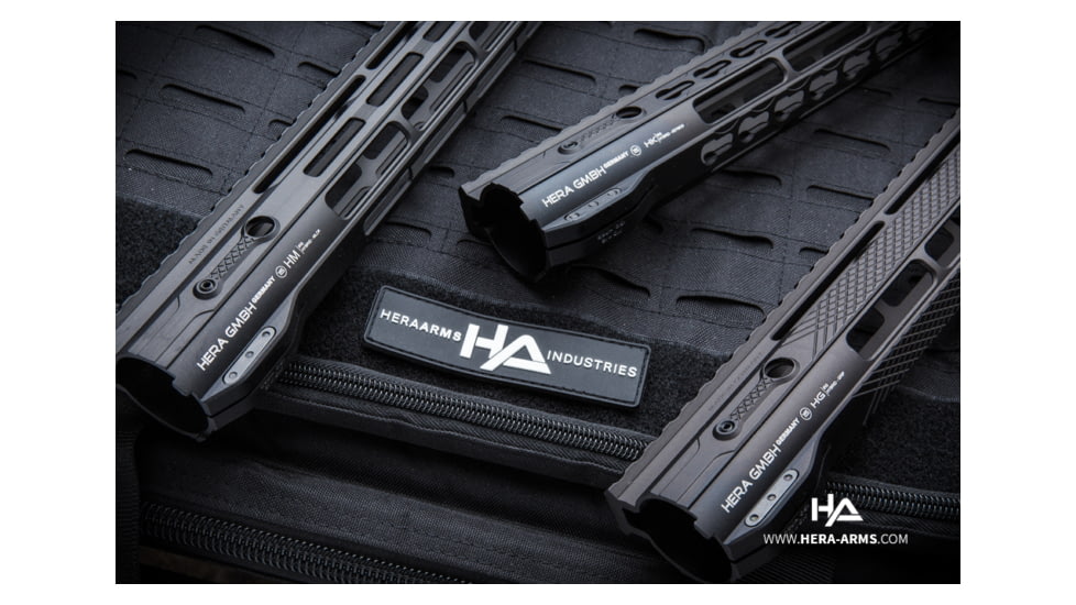 HERA Arms IRS AR15 Rifle Aluminum Handguard Hybrid With Keymod Black Hard Coat, 110511