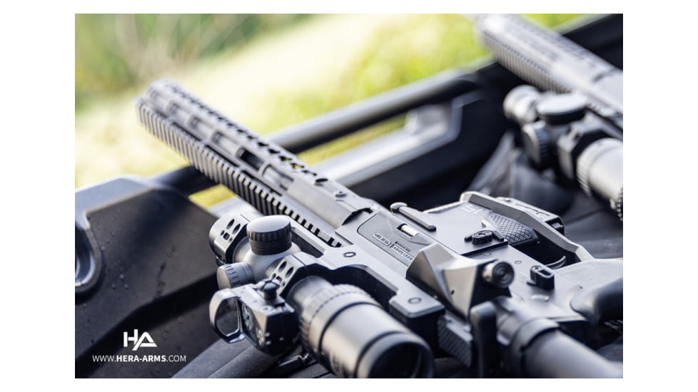 HERA Arms IRS AR15 Rifle Aluminum Handguard With Keymod Black Hard Coat Anodiz, 110506