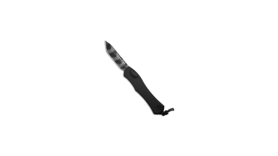 Heretic Knives Heretic Knives Hydra V4 T/E OTF Knife Black Aluminum 3.6" Commando, Black, CPM MagnaCut, adult, BHQ-225530